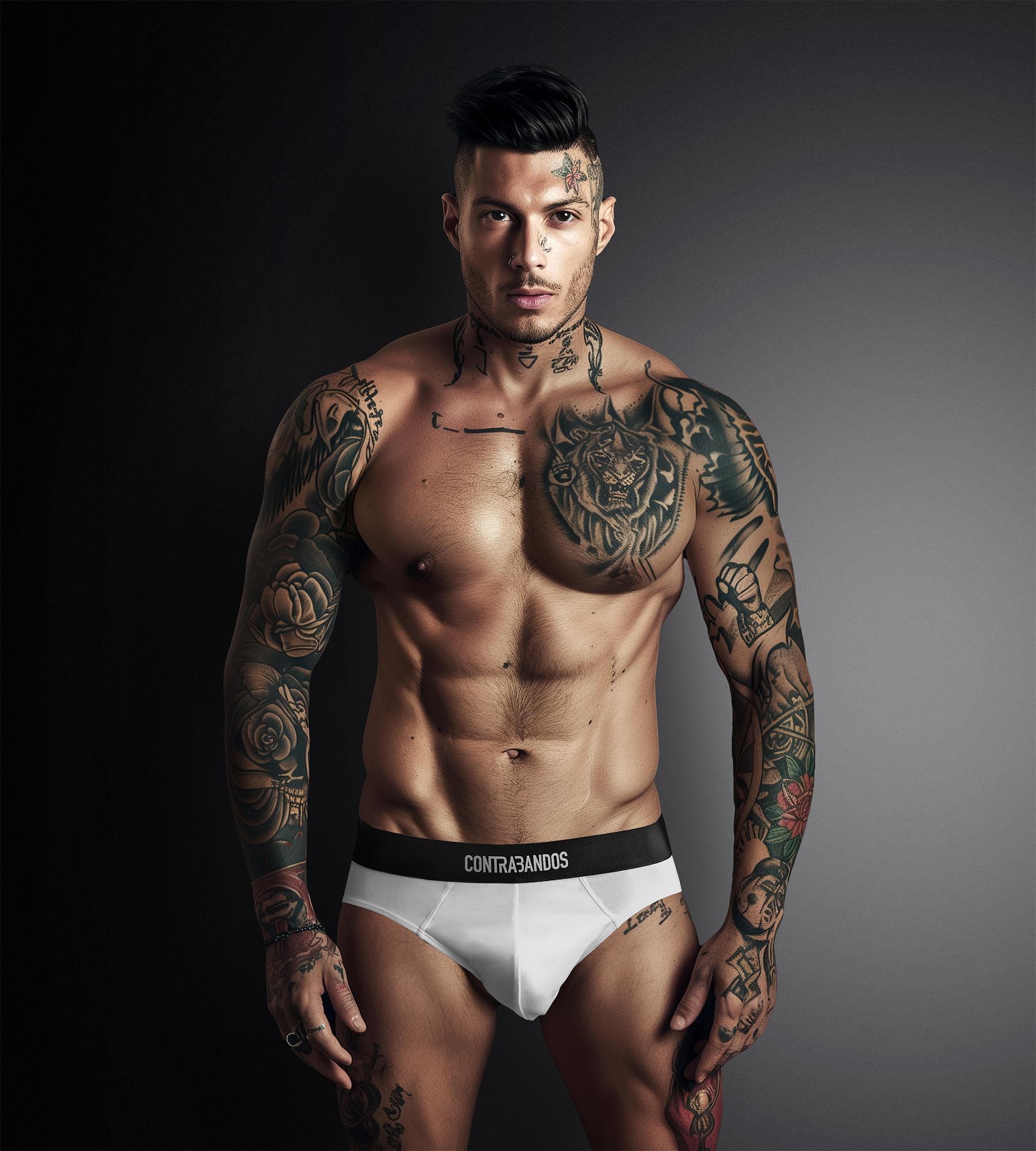 Мужские белые брифы CONTRABANDOS TRUNKS WHITE