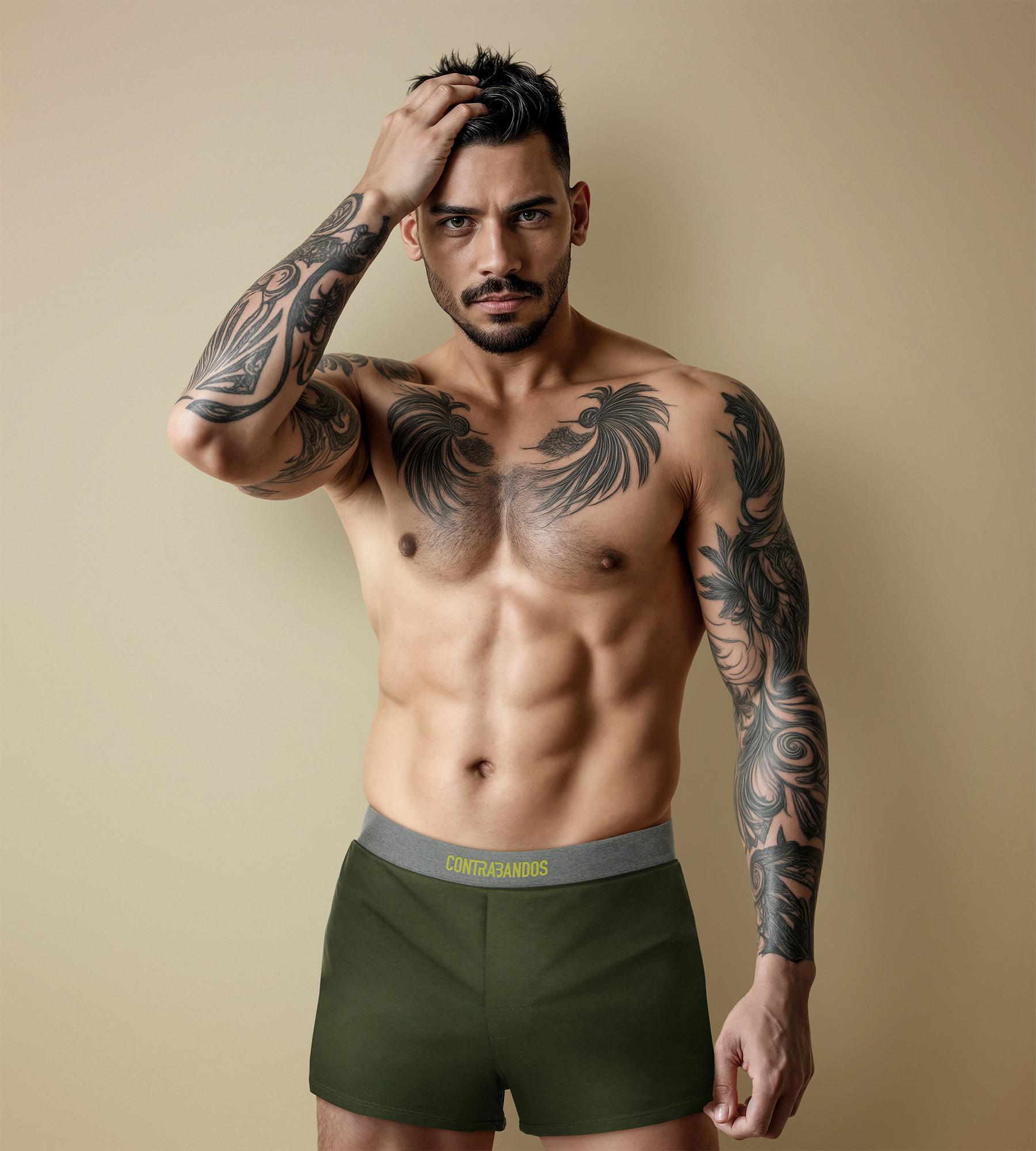 Мужские трусы CONTRABANDOS WAKE UP KHAKI