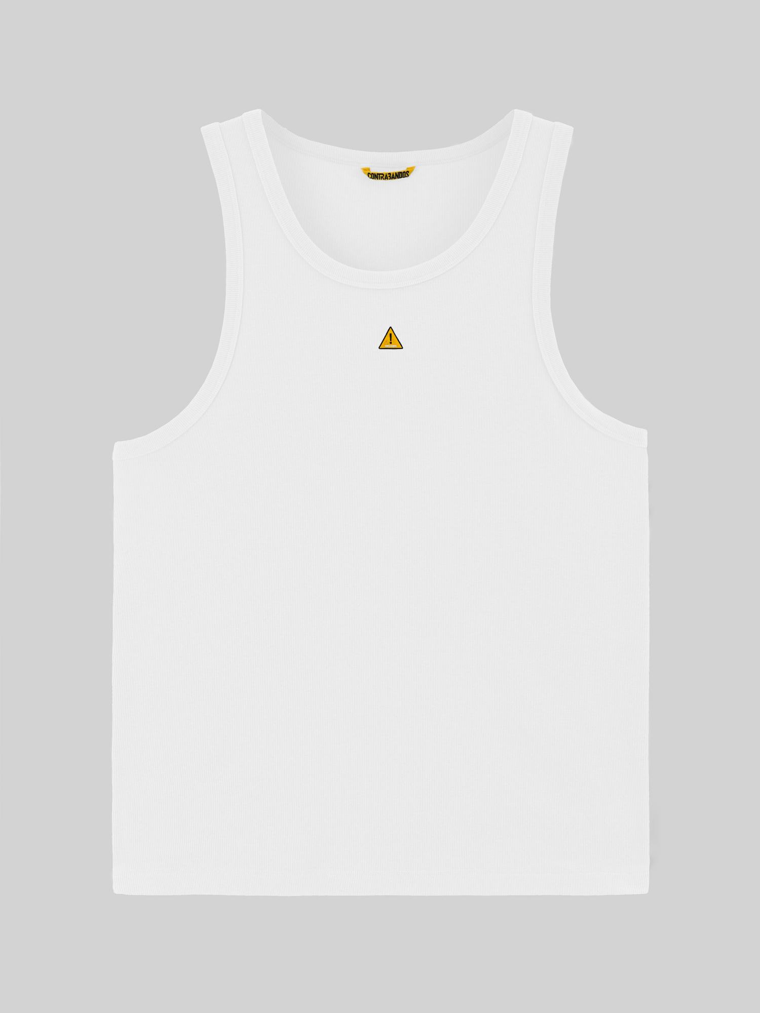 Мужская майка-риб CONTRABANDOS NON ALCO TOP RIB WHITE