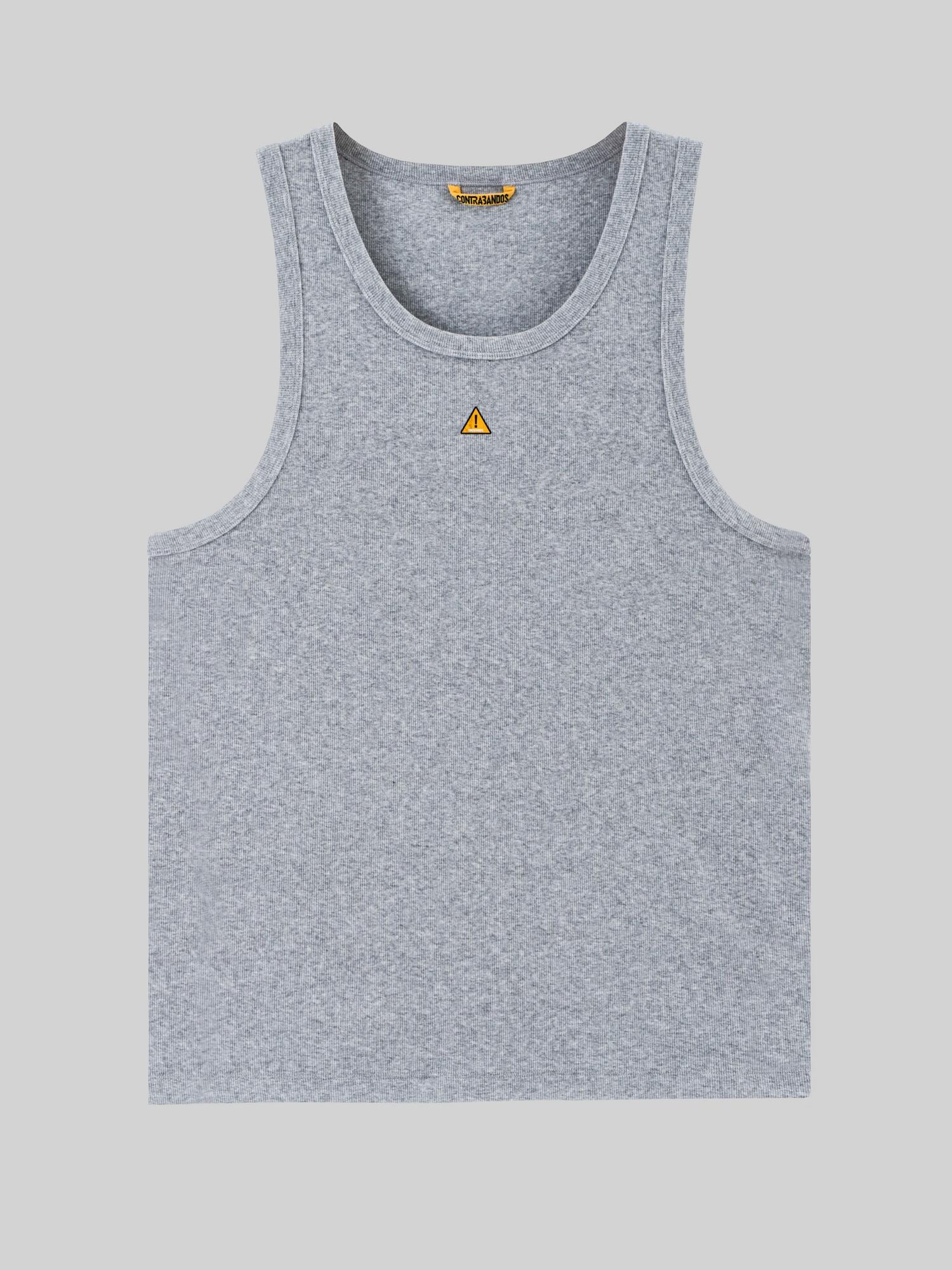 Мужская майка-риб CONTRABANDOS NON ALCO TOP RIB GREY MELANGE