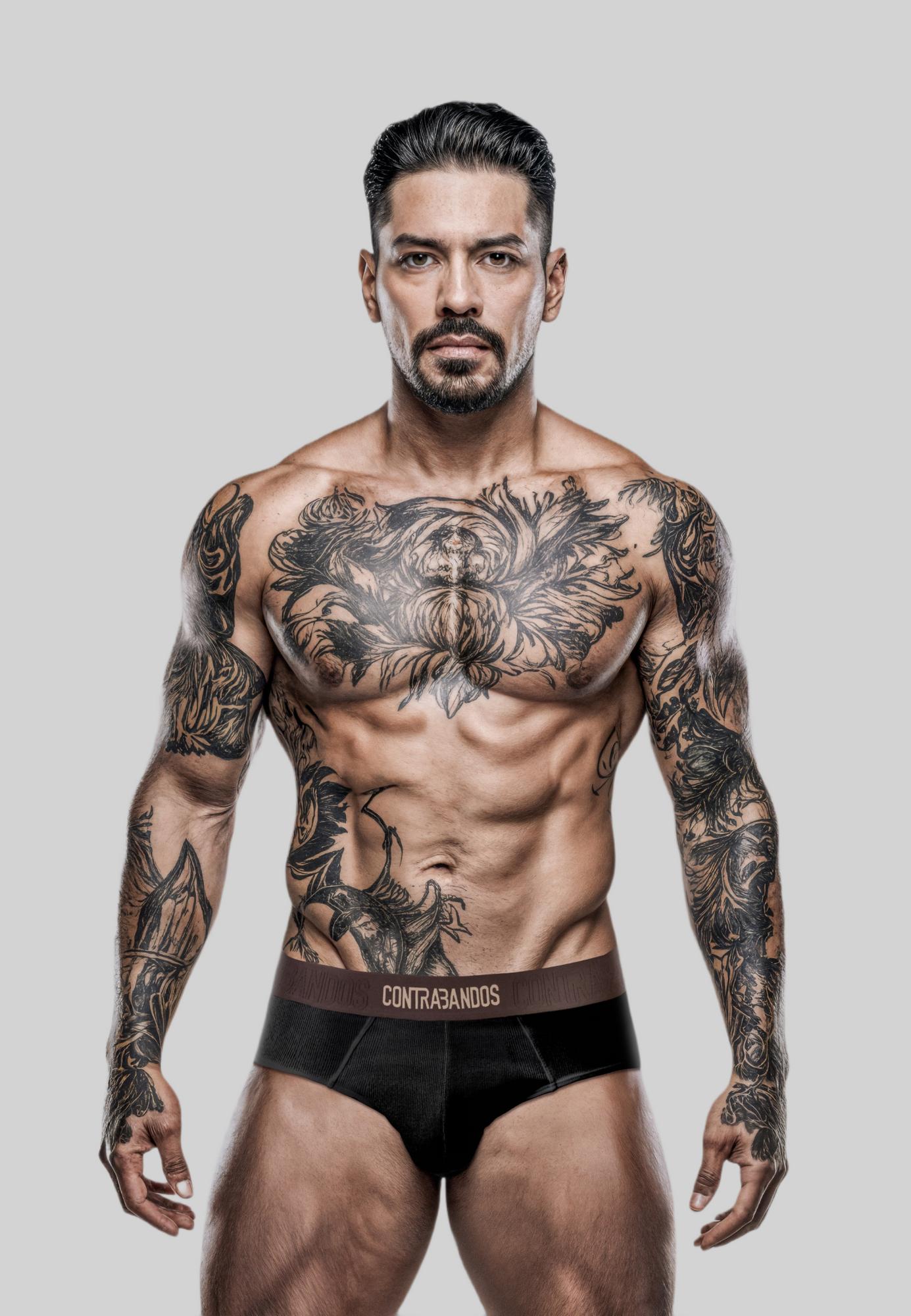 Мужские брифы-риб CONTRABANDOS BRIEFS RIB BLACK