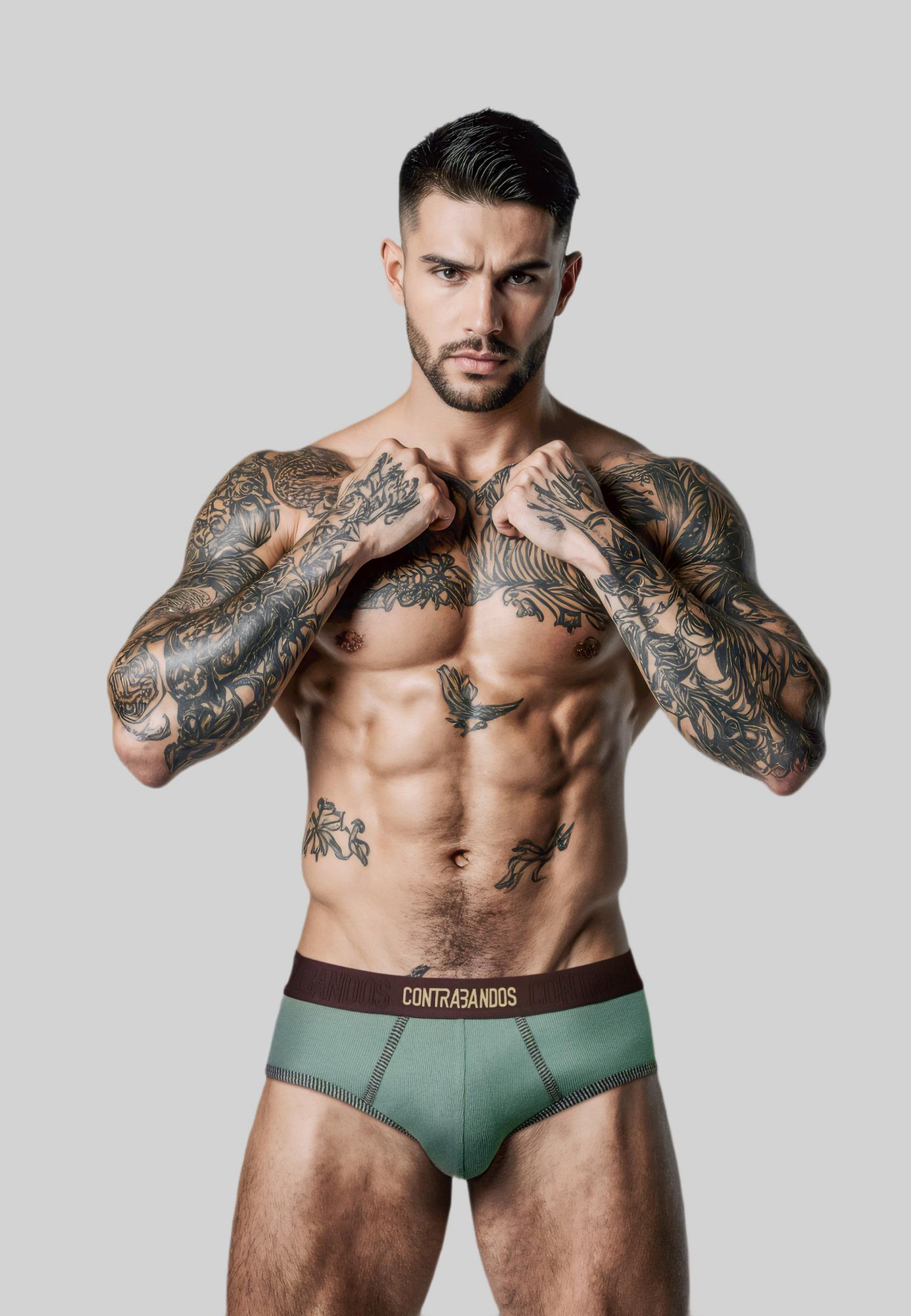 Мужские брифы-риб CONTRABANDOS BRIEFS RIB MENTHOL