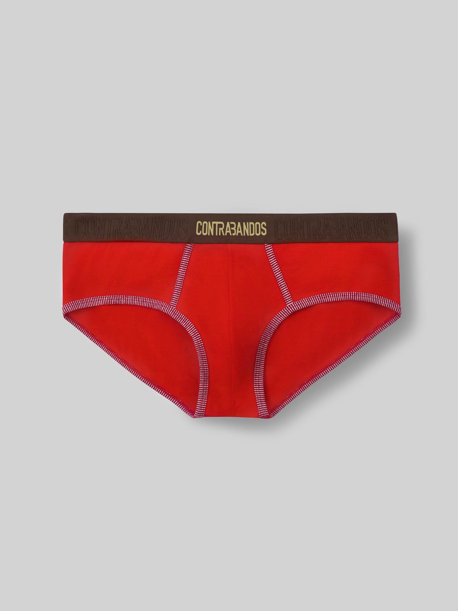Мужские брифы-риб CONTRABANDOS BRIEFS RIB RED
