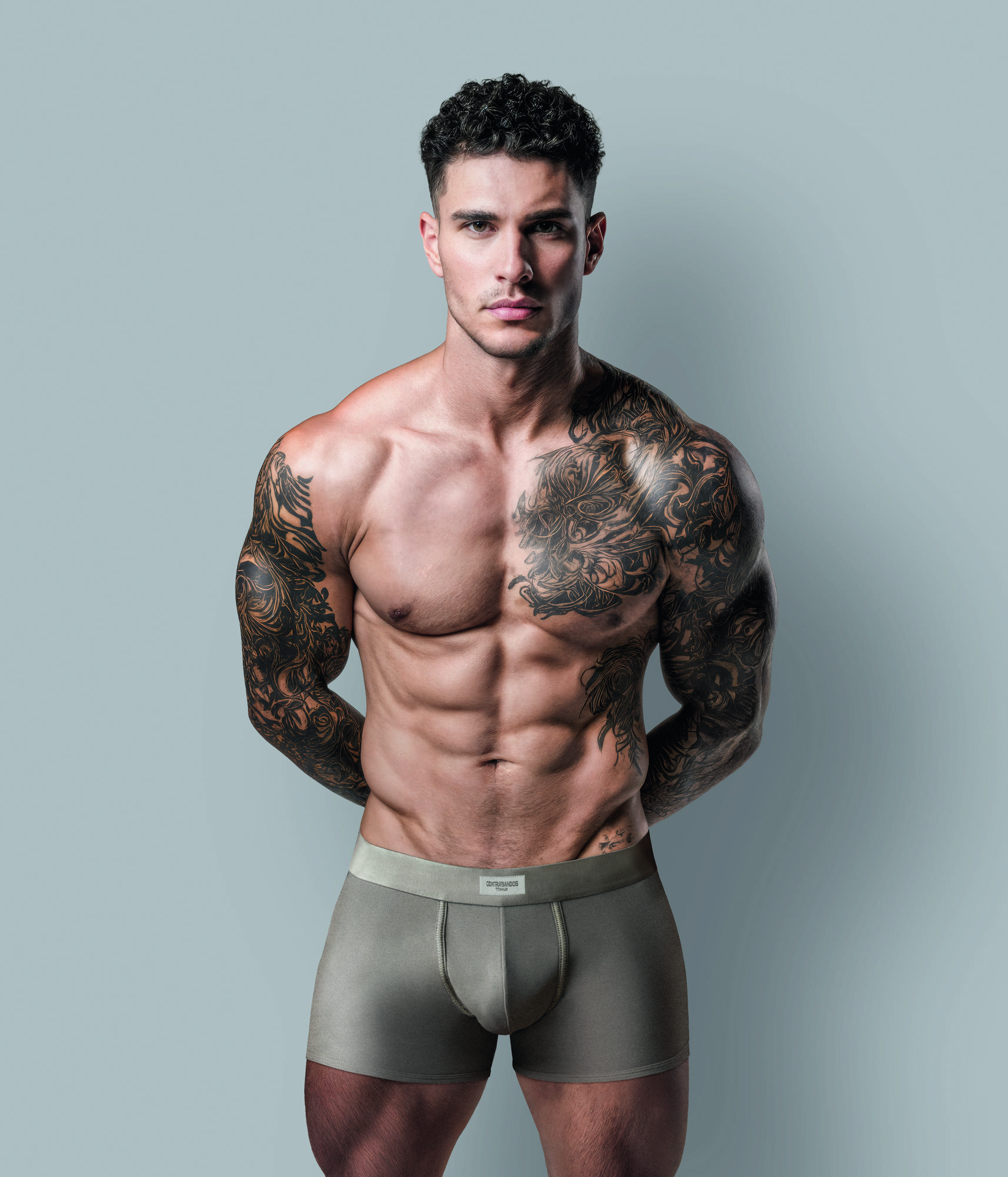 Мужские боксеры CONTRABANDOS SILK TITANIUM