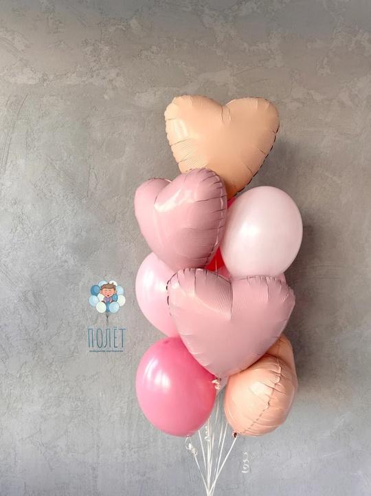 Фонтан шаров Нежный"