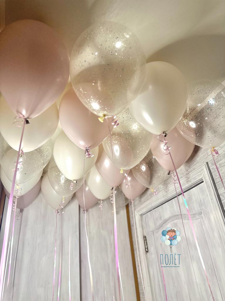 Шары под потолок "Нежность"
