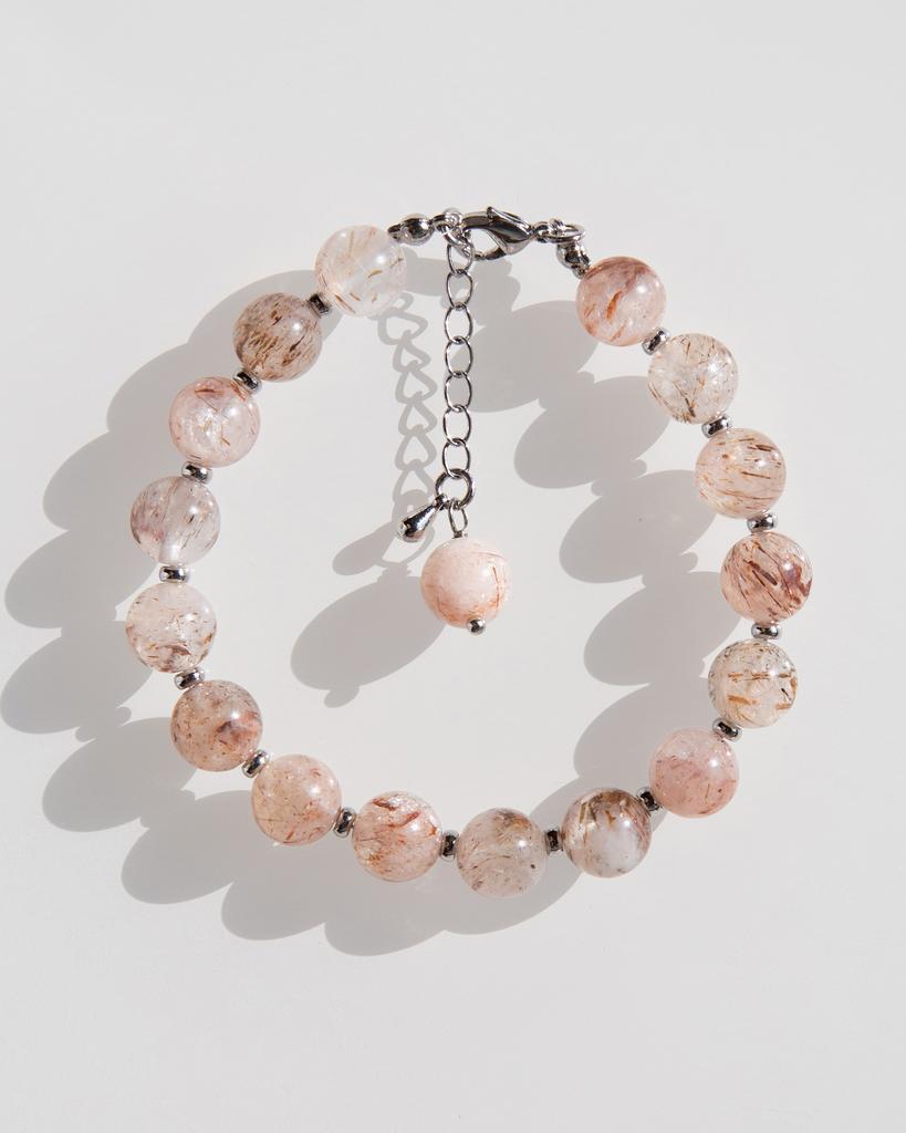 Браслет из рутилового кварца «МЕТЕОРИТНЫЙ ДОЖДЬ»