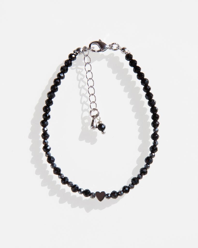 Браслет из черного агата и гематита «ПУЛЬС»
