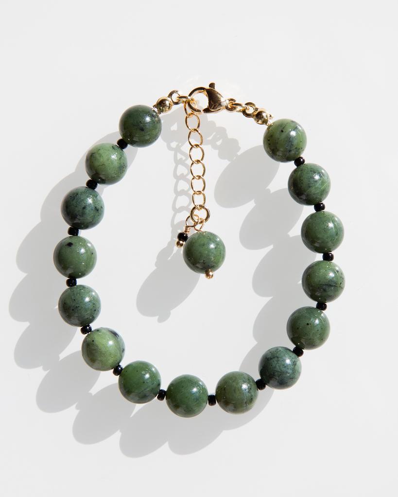 Браслет из нефрита «ГАРМОНИЯ ЛЕСА»