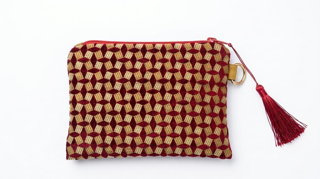 Косметичка кошелек (красная)