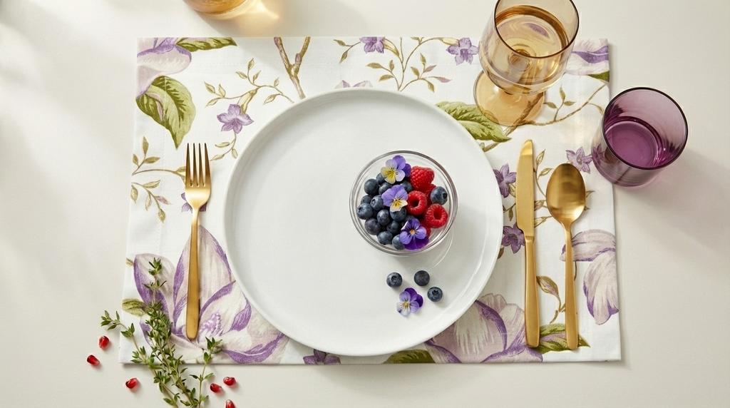 Плейсмат Цветочный (комплект)