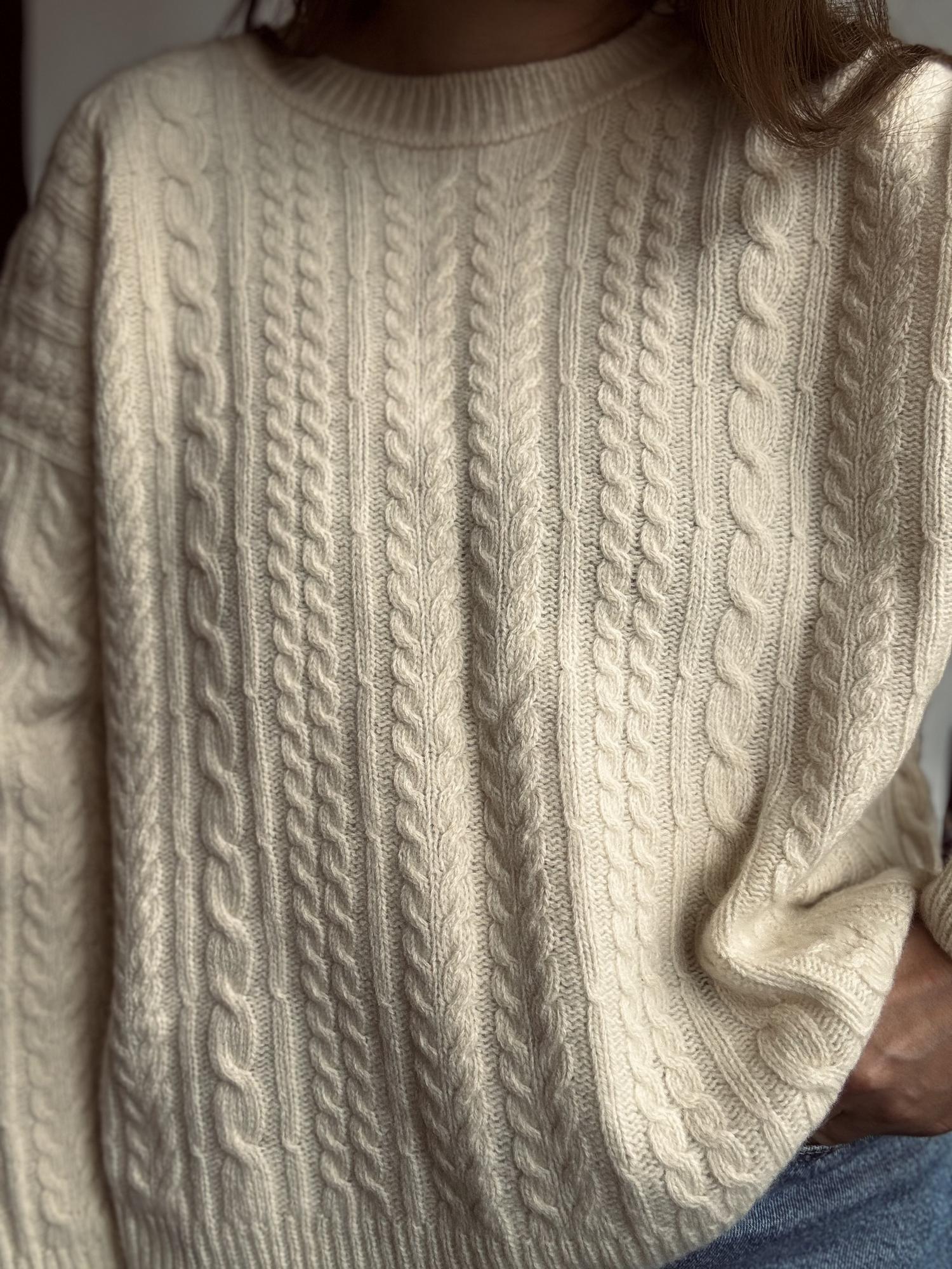 Описание #джемпер_косички (PDF)