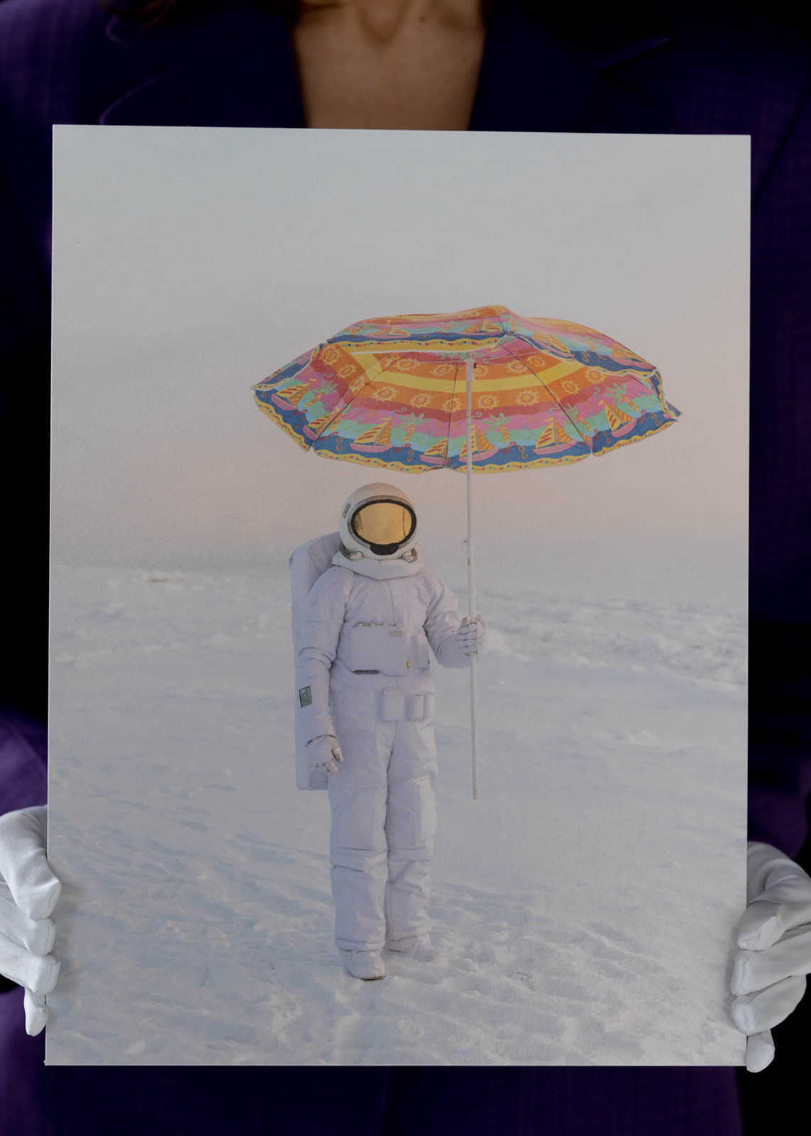 Постер "Astronaut with Umbrella"