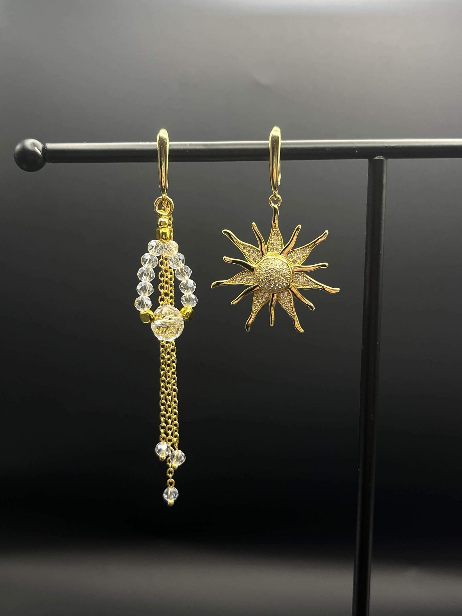 Серьги «Брызги игристого»