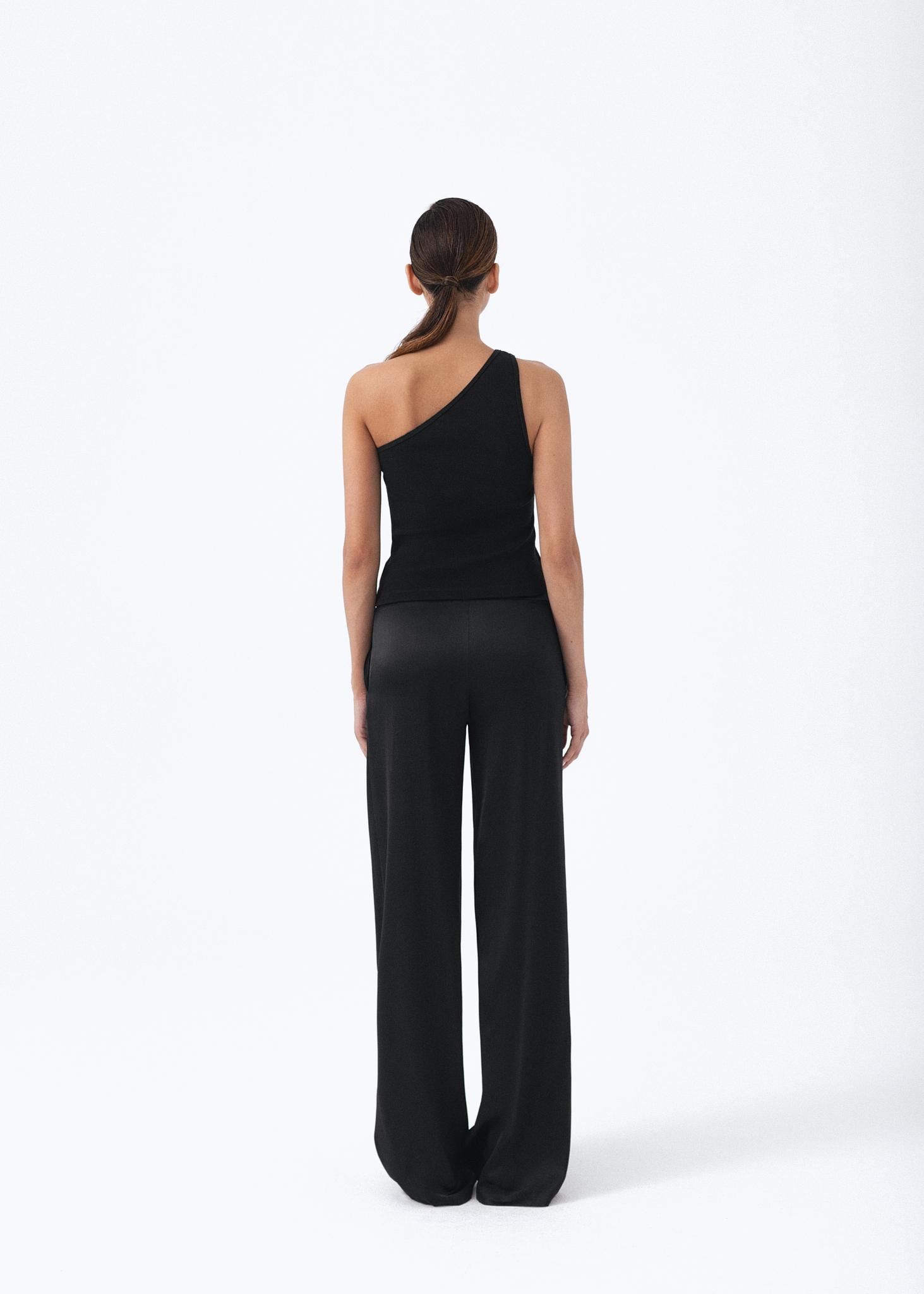 All > One shoulder rib tank top Buy from e-shop