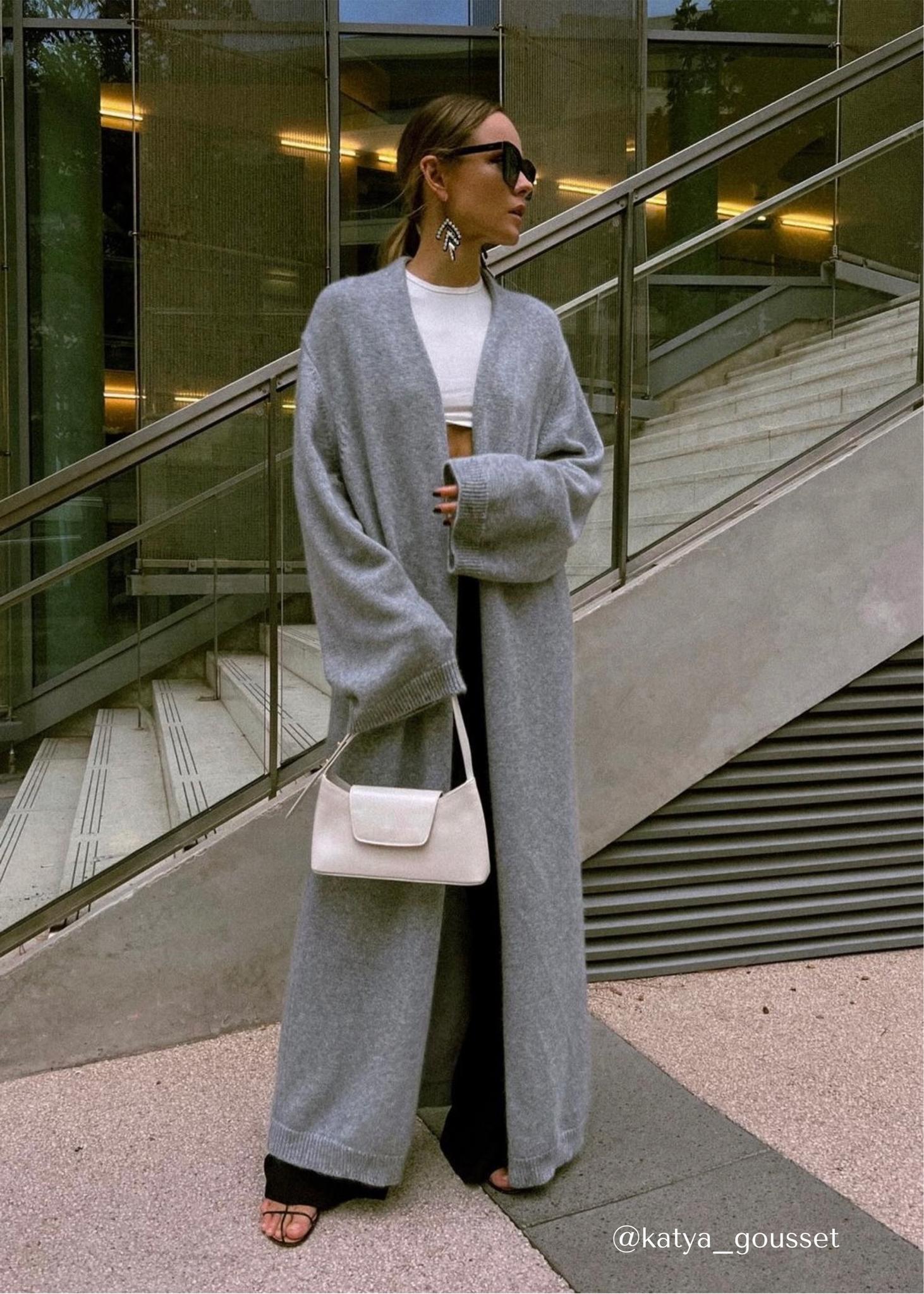 Cashmere > 100% cashmere oversized long cardigan - PREORDER