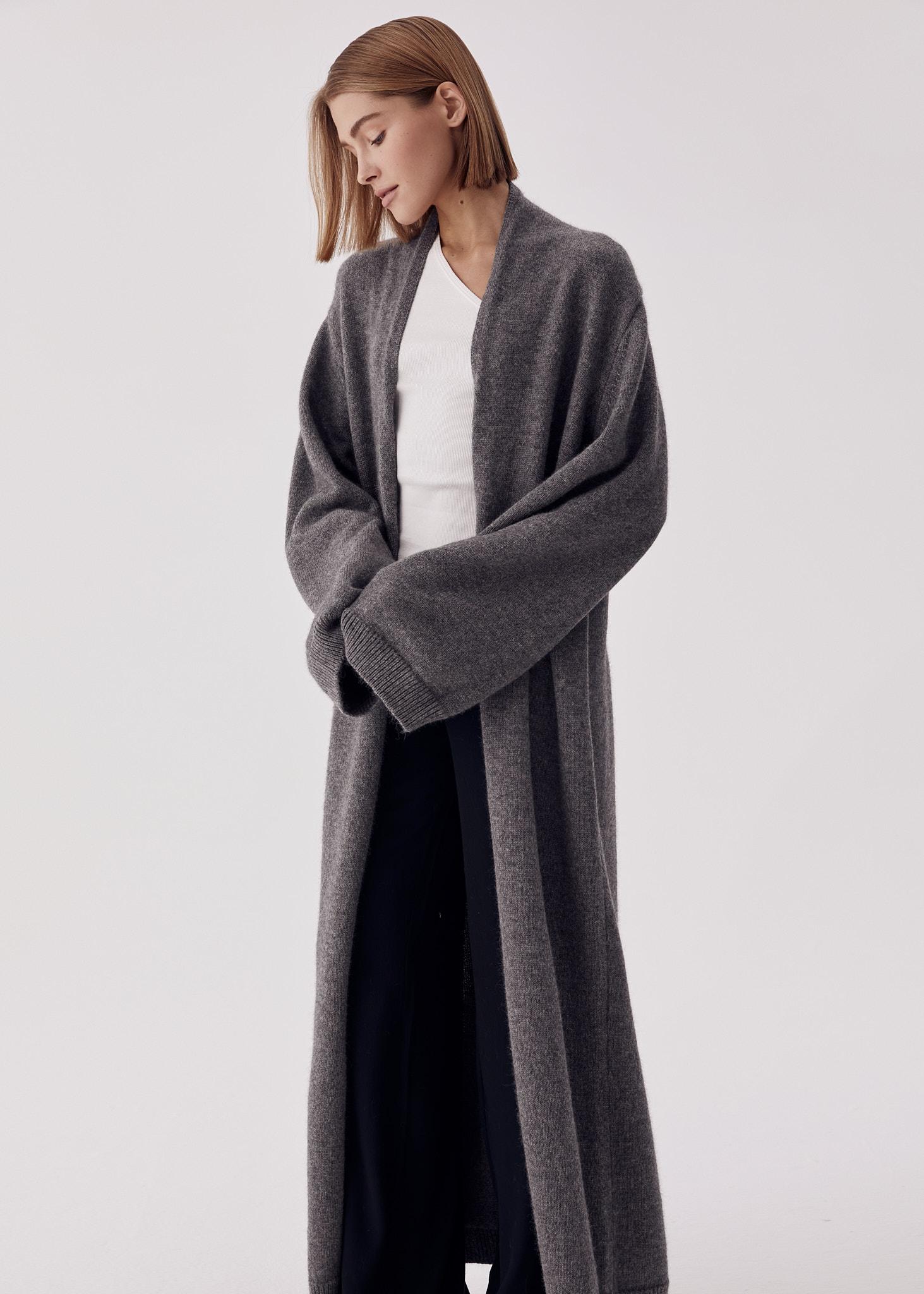 【archive】 sullen Cashmere 100% Cardigan Grey Melange Cashmere Cardigan – Turnbull & Asser