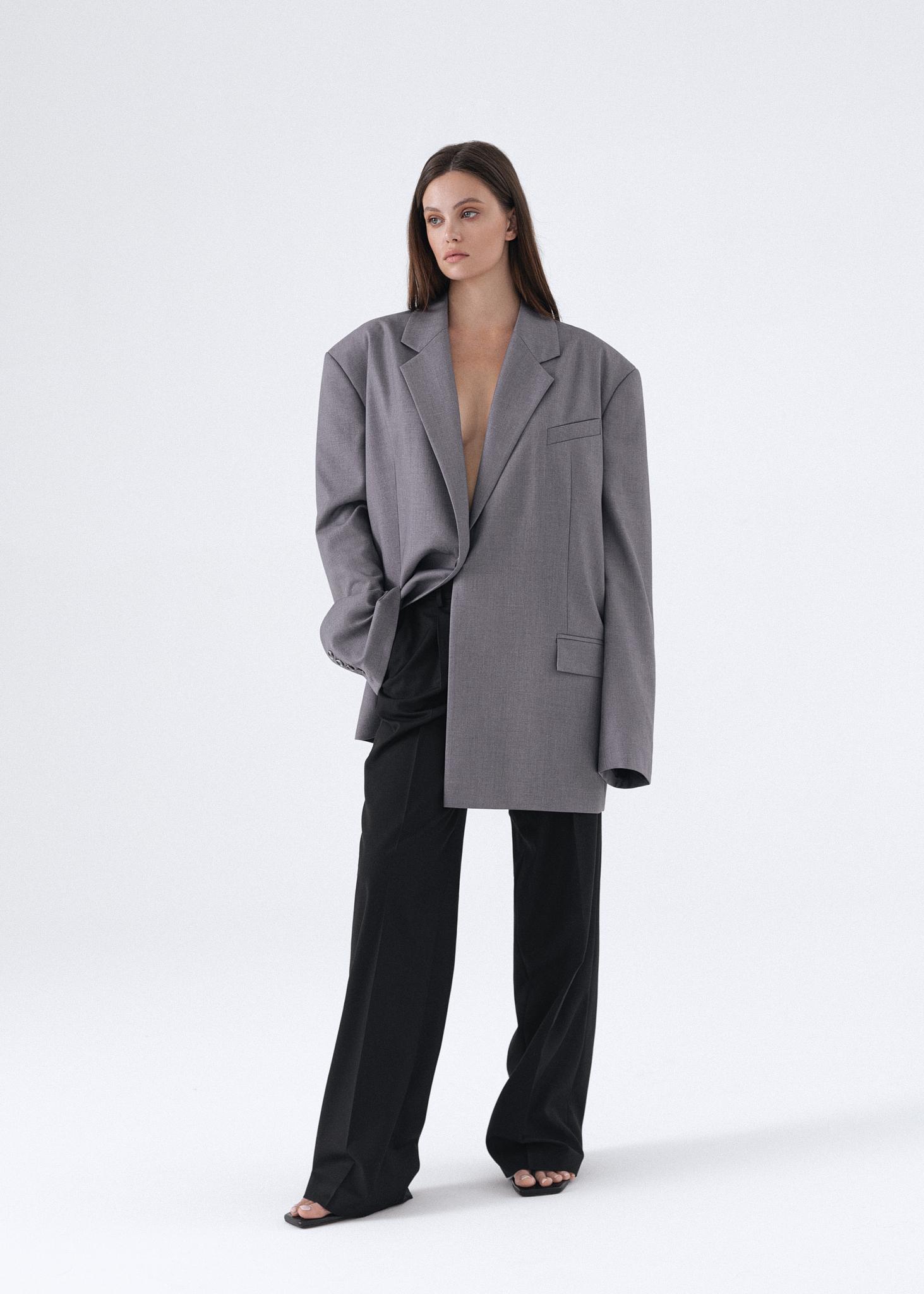 【BAZILIKA】Oversized blazer 2WAY BAZILIKA】Oversized blazer 2WAY - メルカリ