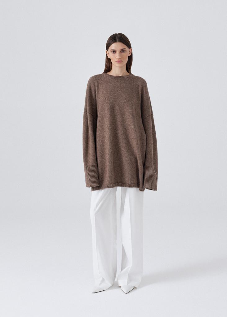 100% premium cashmere oversized elongated jumper - PREORDER