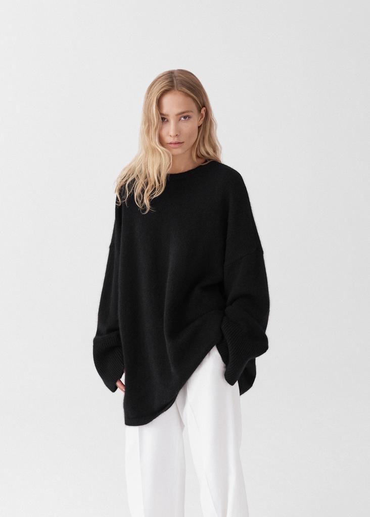 100% premium cashmere oversized elongated jumper - PREORDER
