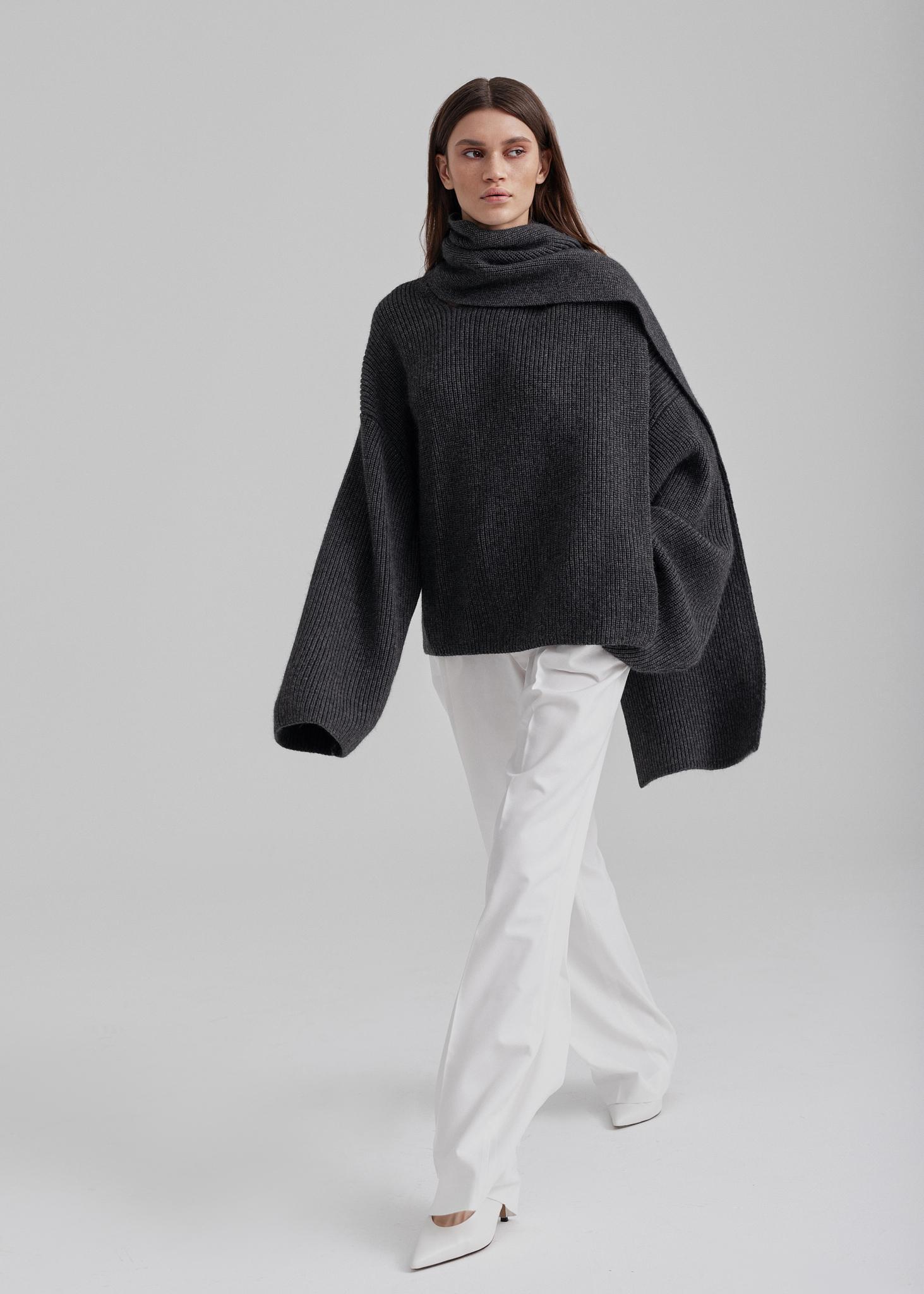 Cashmere > 100% cashmere cardigan with scarf - PREORDER Buy