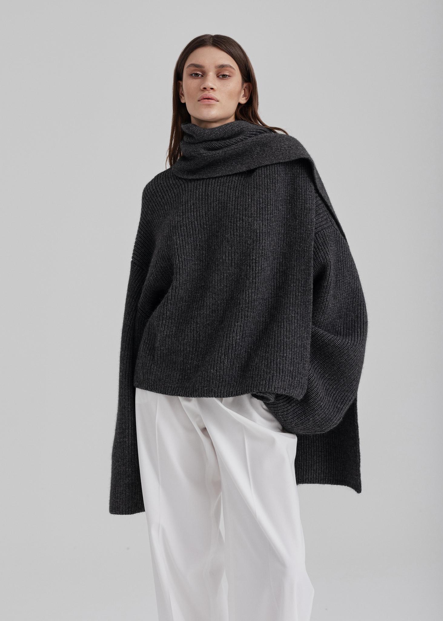Cashmere > 100% cashmere cardigan with scarf Buy from e-shop