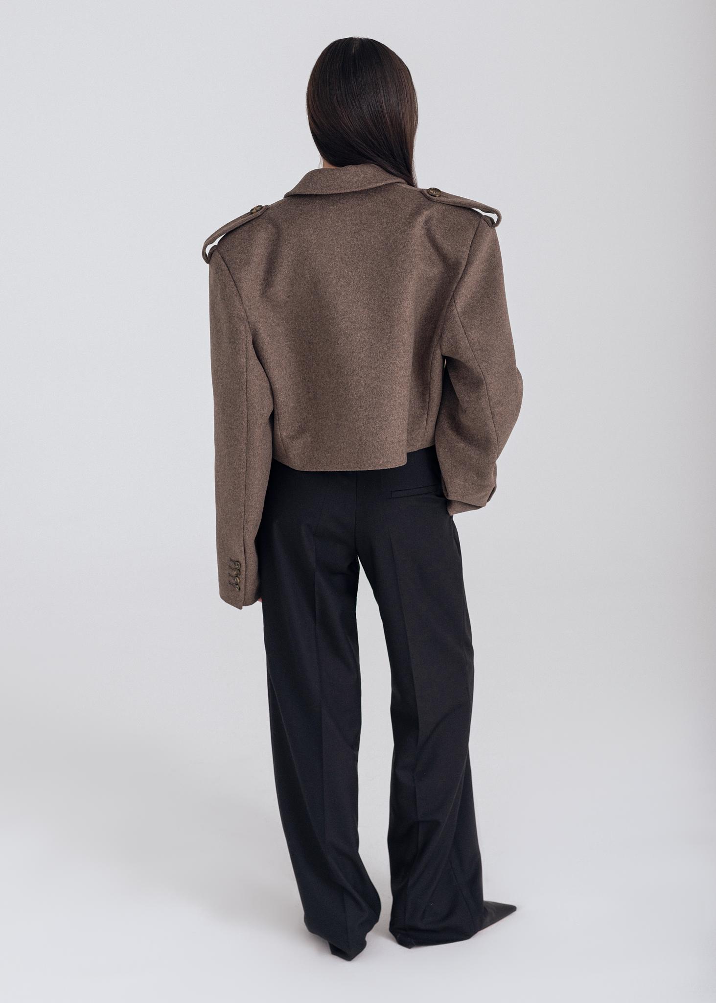 ZOE lambs wool cropped jacket / 新品タグ付き Esme Cropped Wool Jacket – SAISON