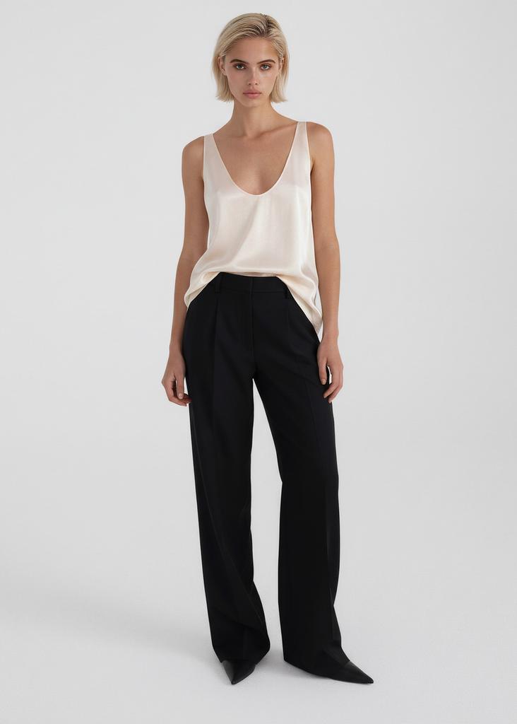 Viscose silk tank top