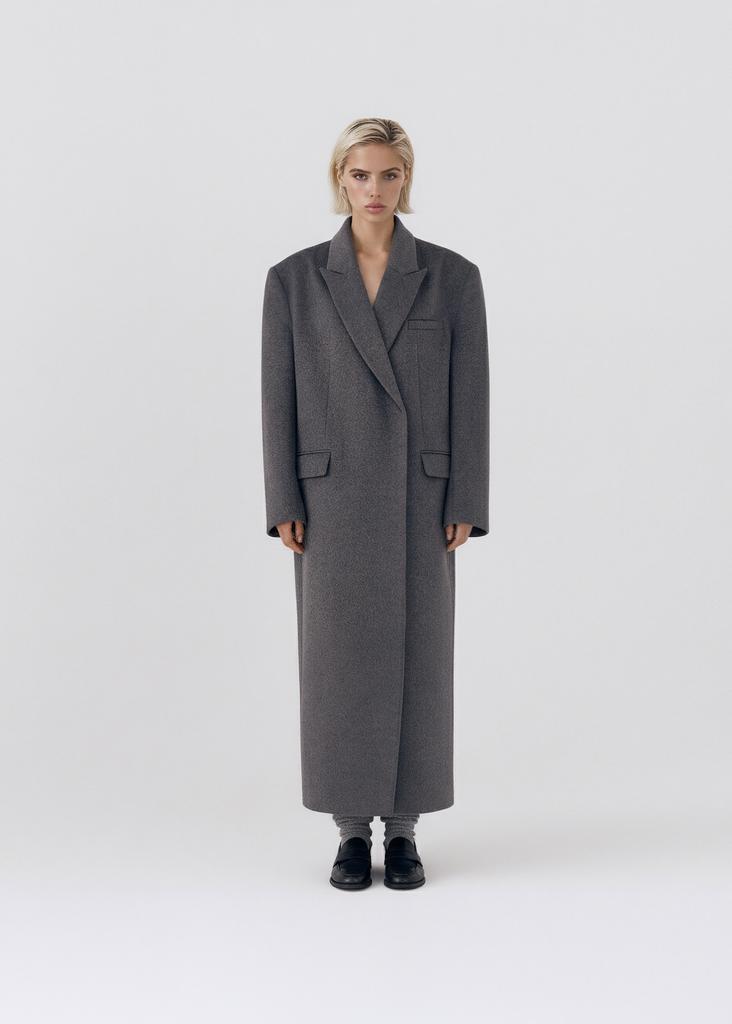 100% wool  maxi coat