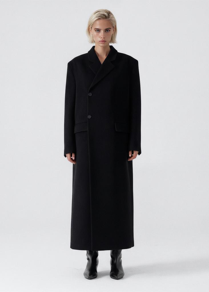 Cashmere maxi coat