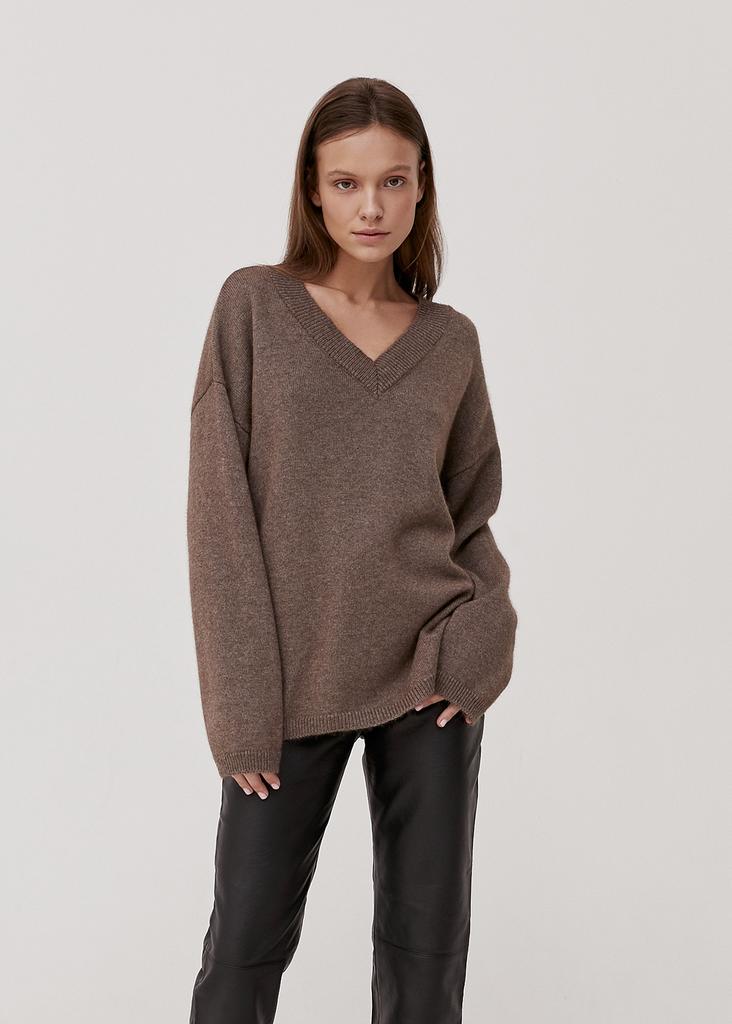 Оверсайз джемпер из экстремально мягкого 100% кашемира