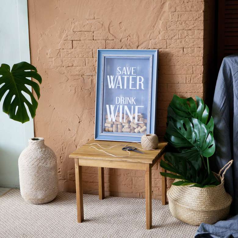 Копилка "Save water Drink wine"