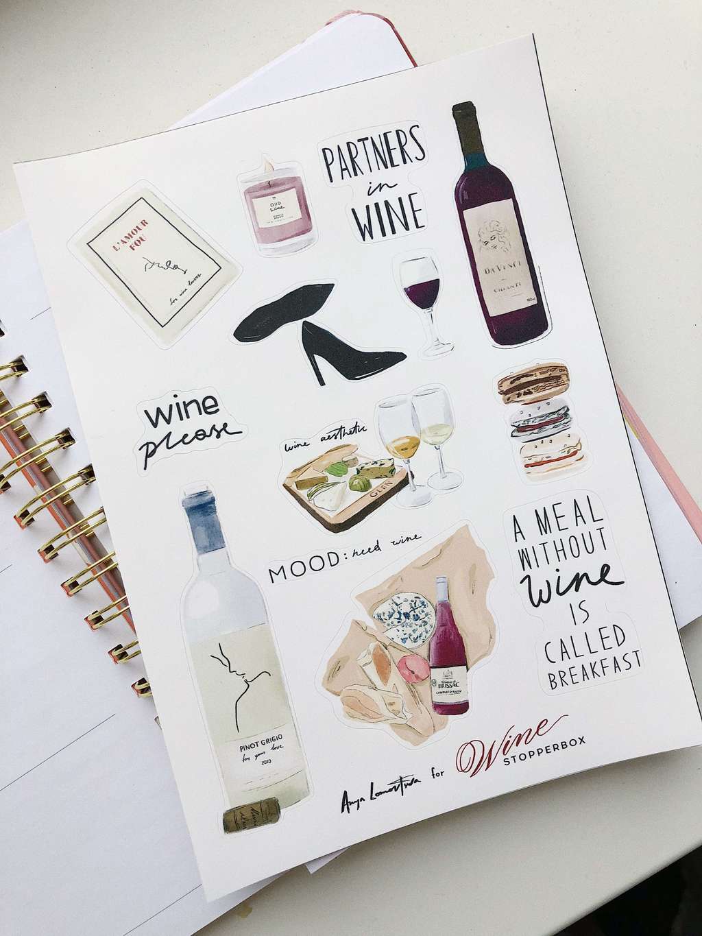 Sticker Pack "Need wine"