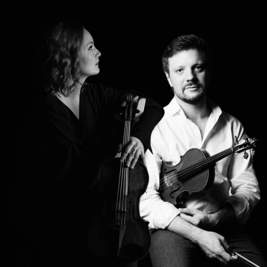 БЛАГОТВОРИТЕЛЬНЫЙ КАМЕРНЫЙ КОНЦЕРТ. БАХ, МОЦАРТ, ХАЛЬВОРСЕН, ХИНДЕМИТ. ИСПОЛНЯЮТ АНДРЕЙ РОСЦИК И ИРИНА СОПОВА 07/02/25