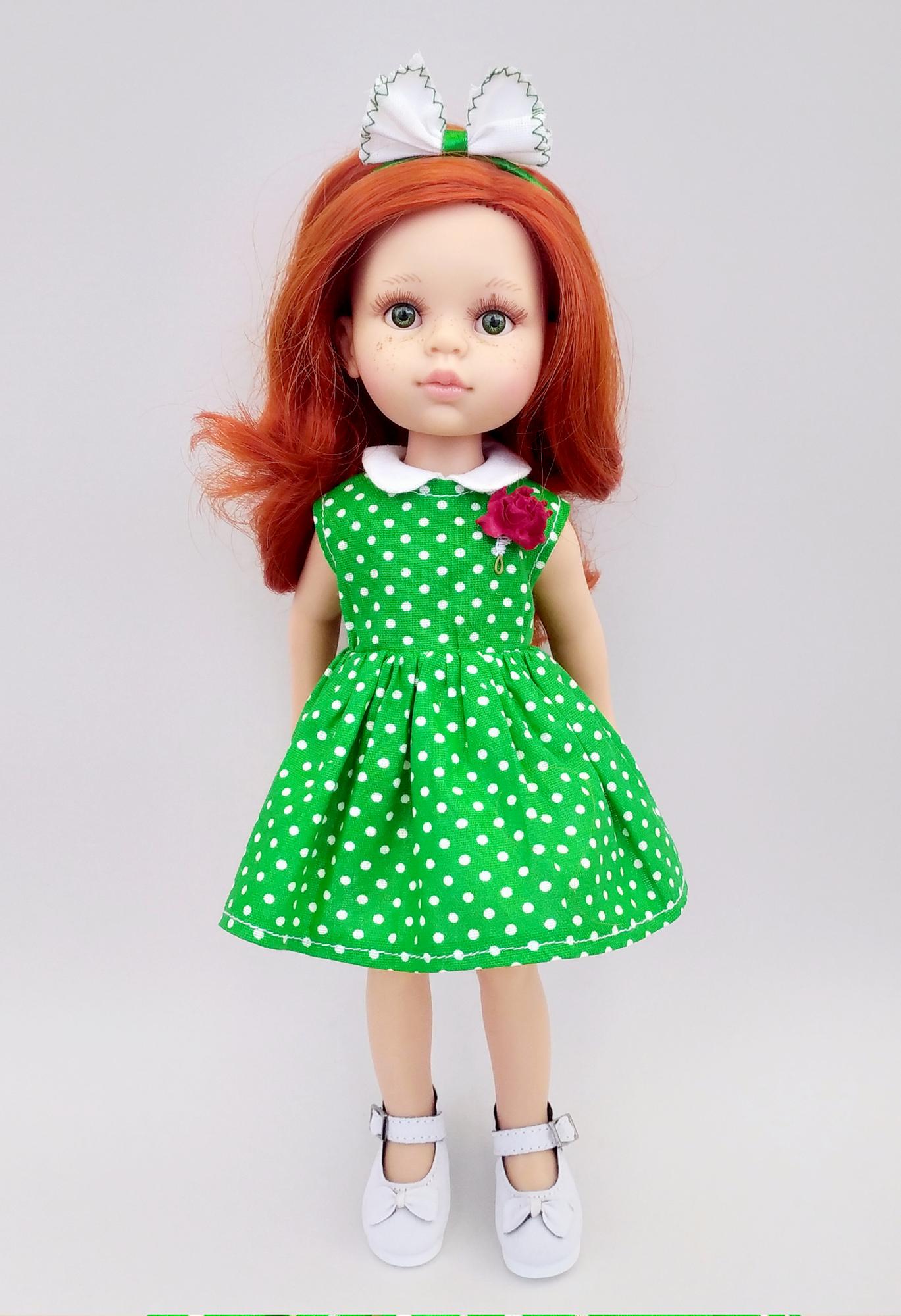 Платье хлопковое зеленое