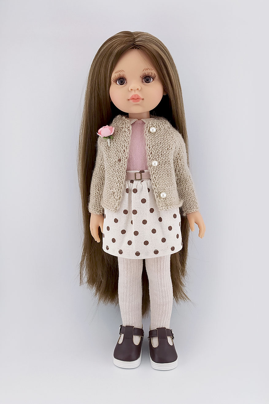 Кукла Лаура Паола Рейна в вязаной кофте