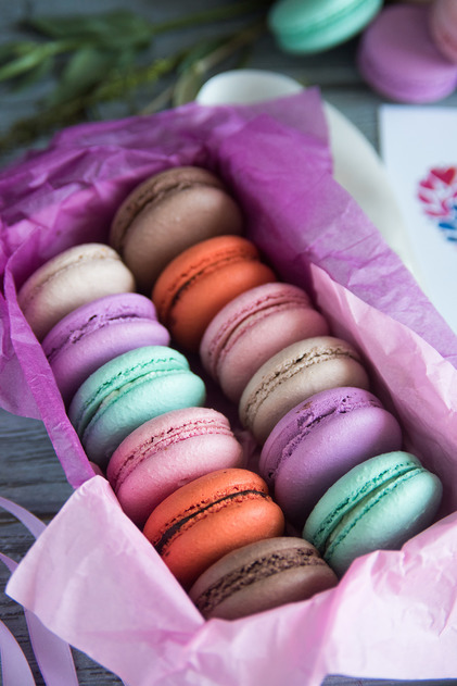 Набор 12 макаронс