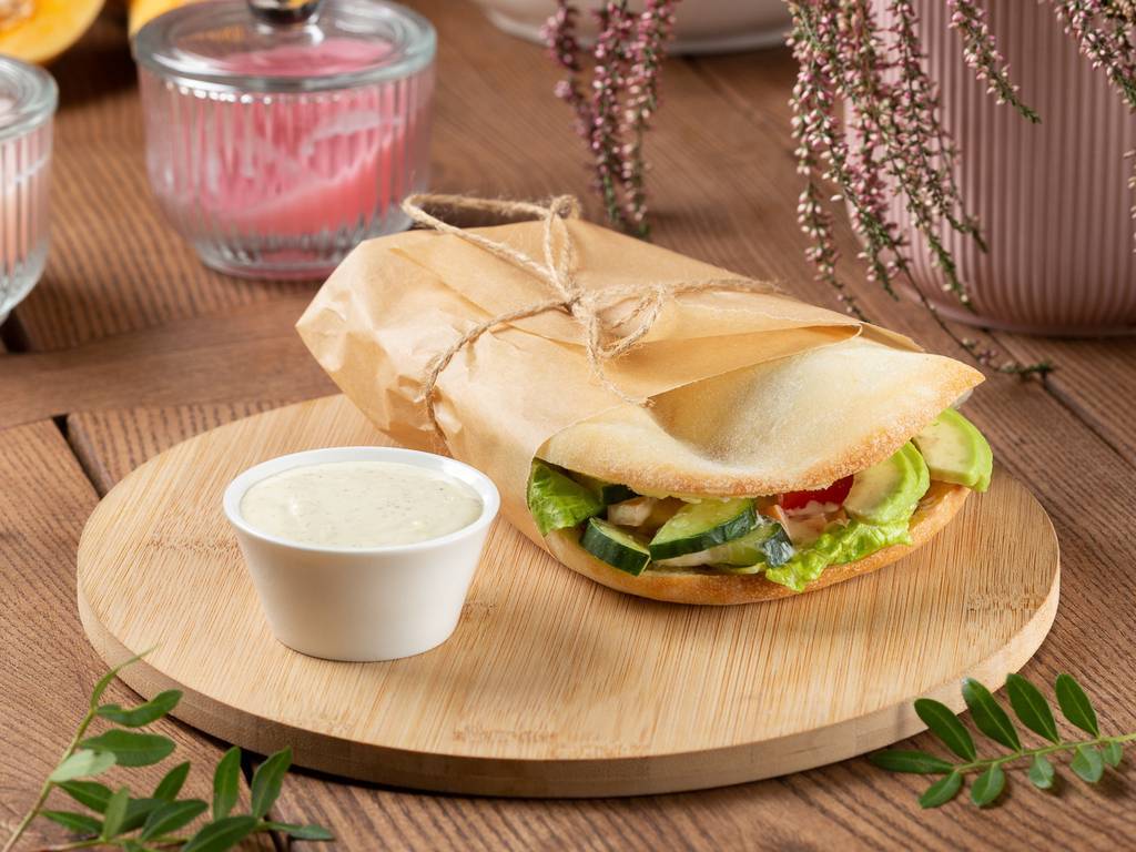 пита с овощами