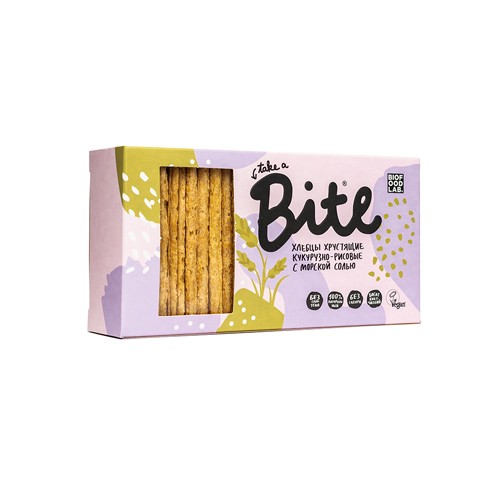 хлебцы Bite кукурузно-рисовые с морской солью