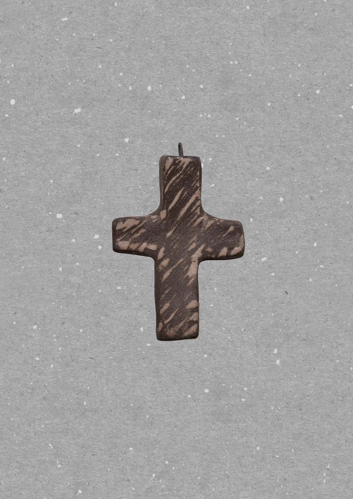 Крестик из керамики •  cross 13