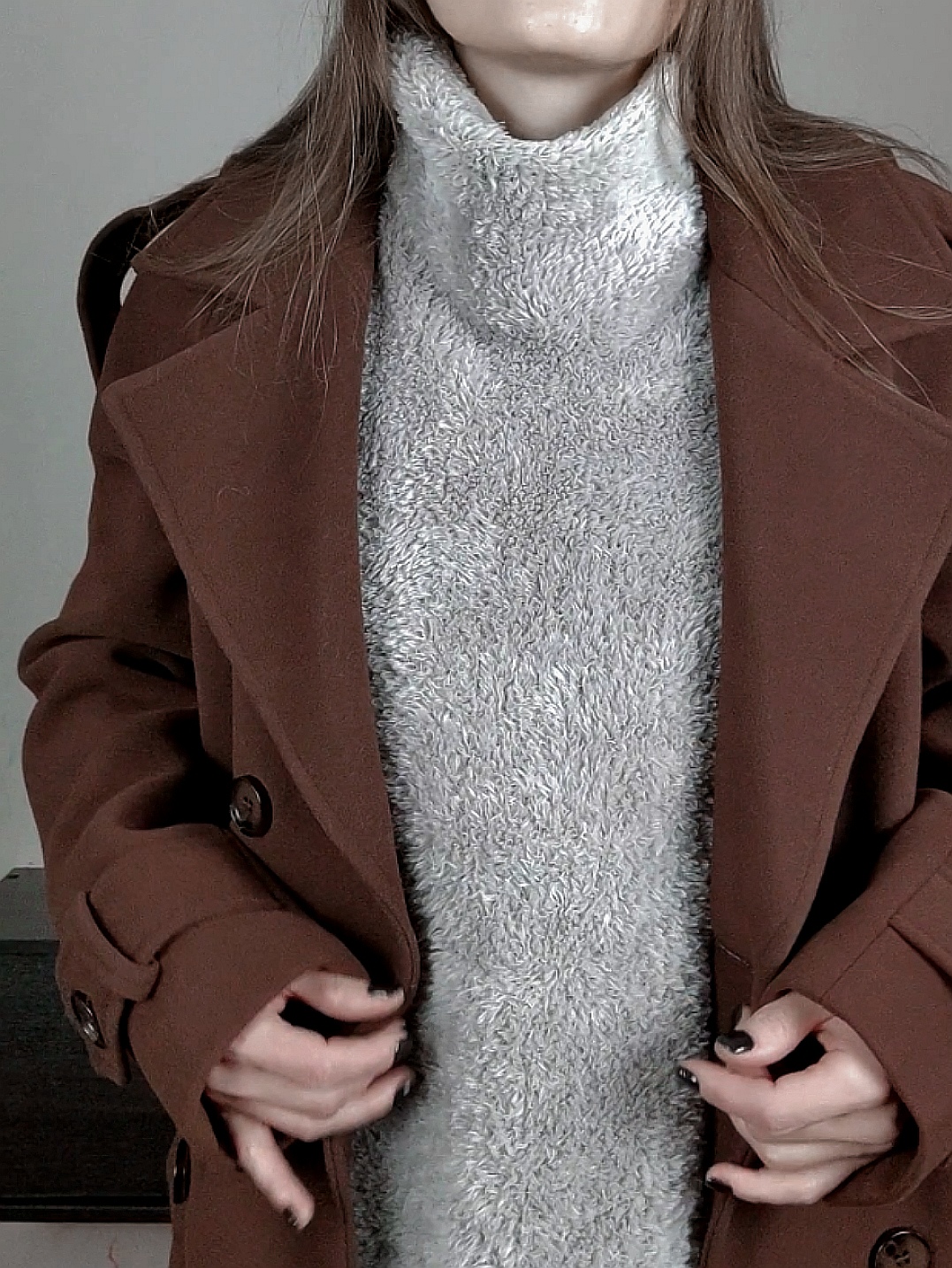 Манишка из меха