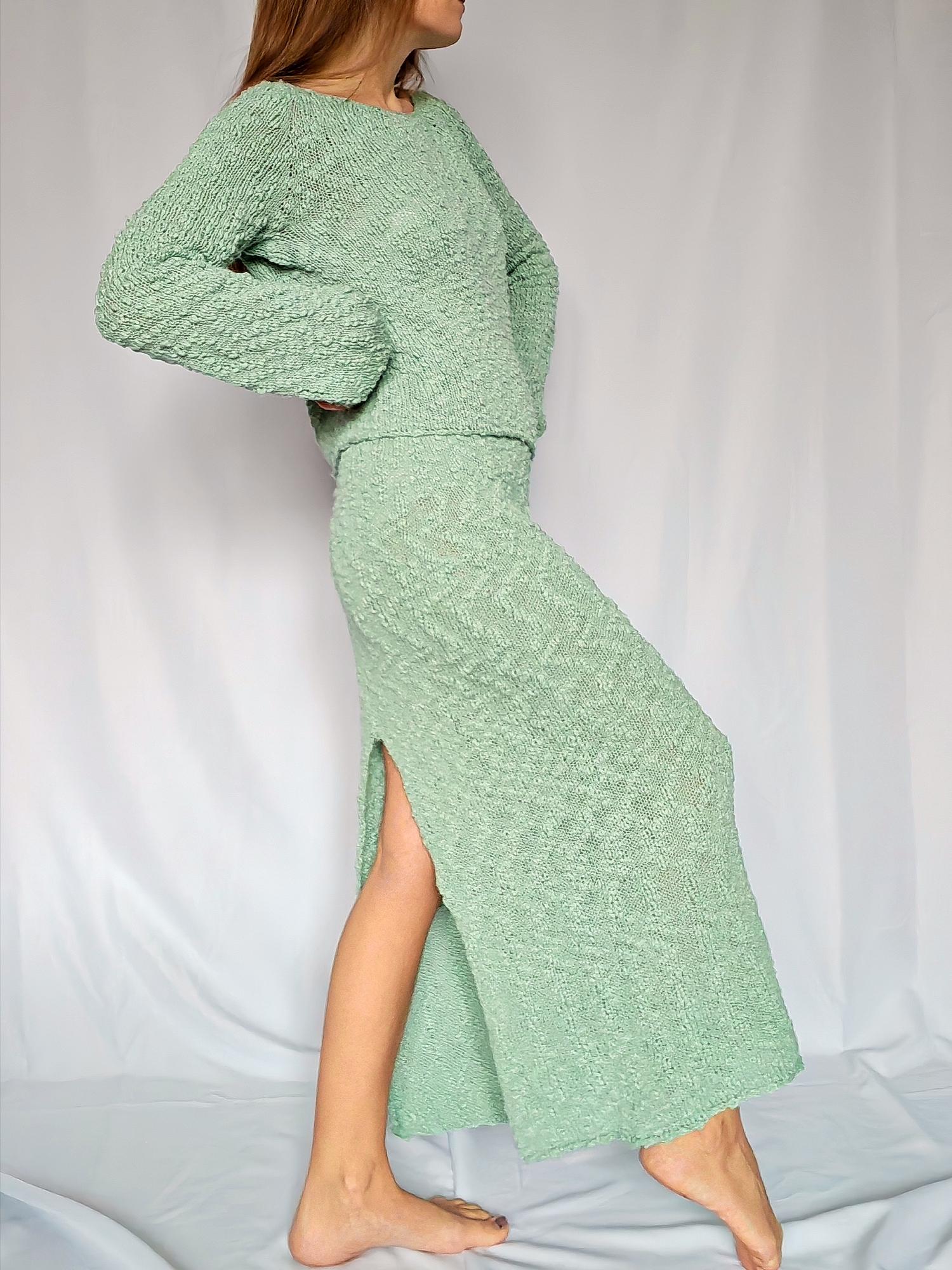 Костюм Фламе: джемпер и юбка