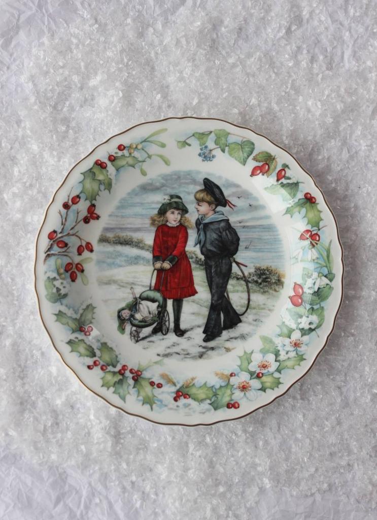 Рождественская тарелка Wedgwood 1991 год
