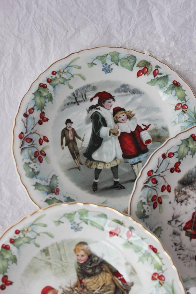 Рождественская тарелка Wedgwood 1992 год