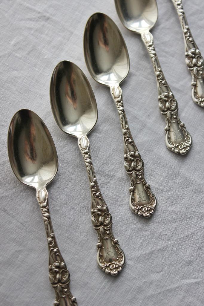 Антикварные десертные ложки