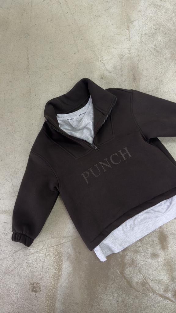 Свитшот «Dubai chocolate» из футера с начосом