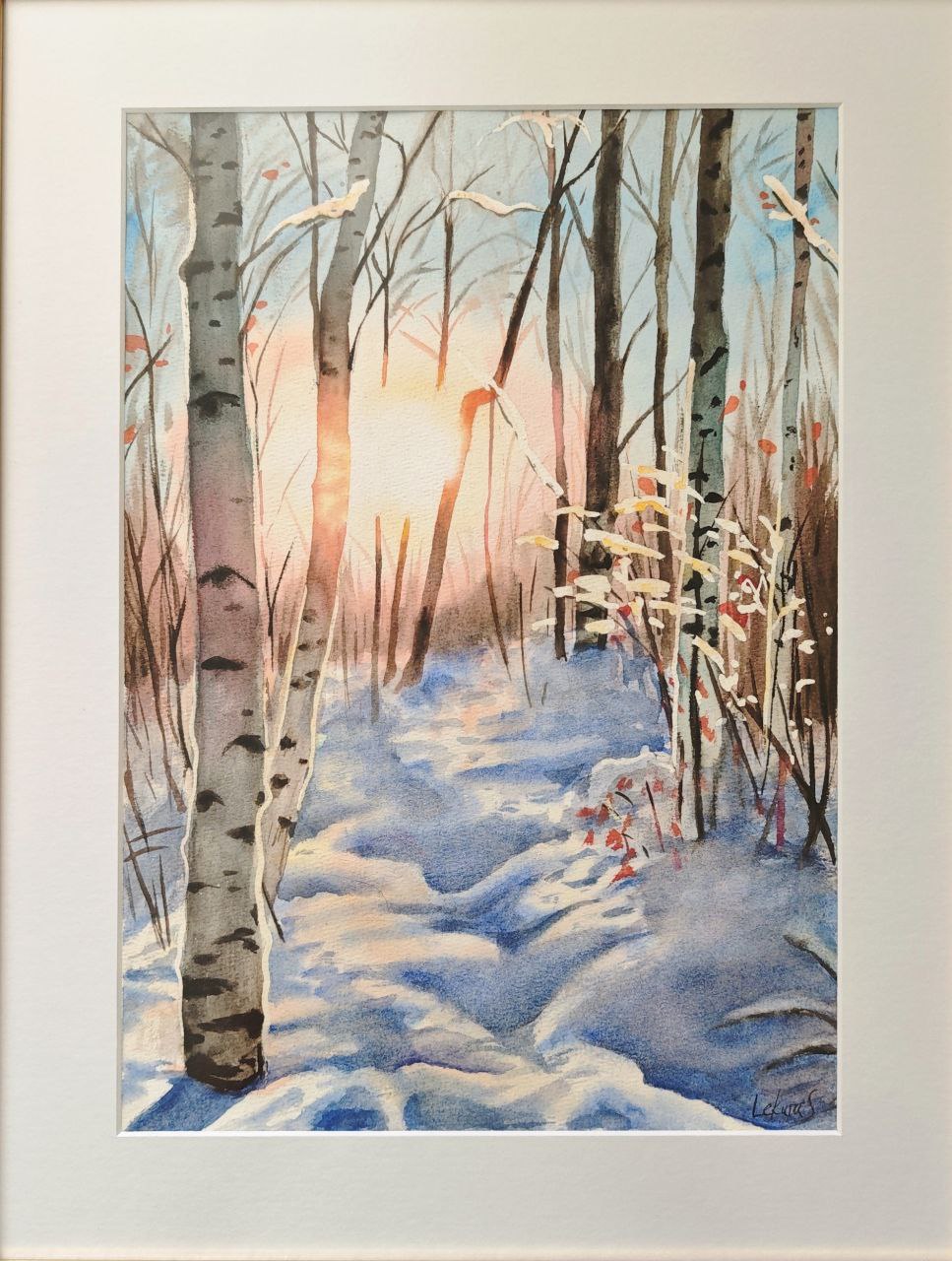 картина ЗИМНИЙ ЛЕС