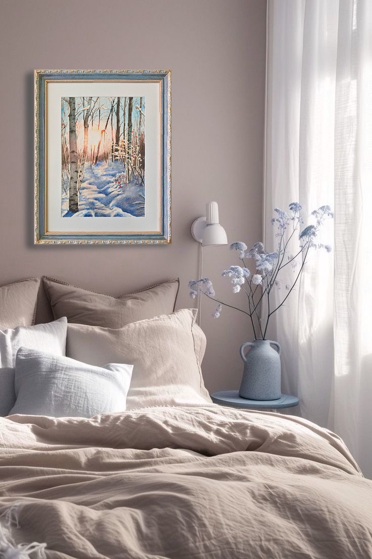 картина ЗИМНИЙ ЛЕС