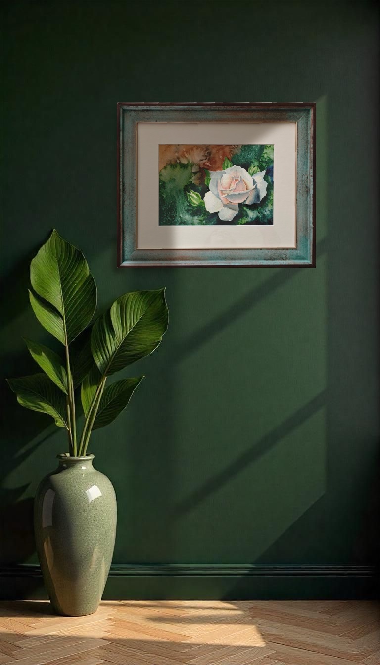 Картина УТРЕННЯЯ РОЗА