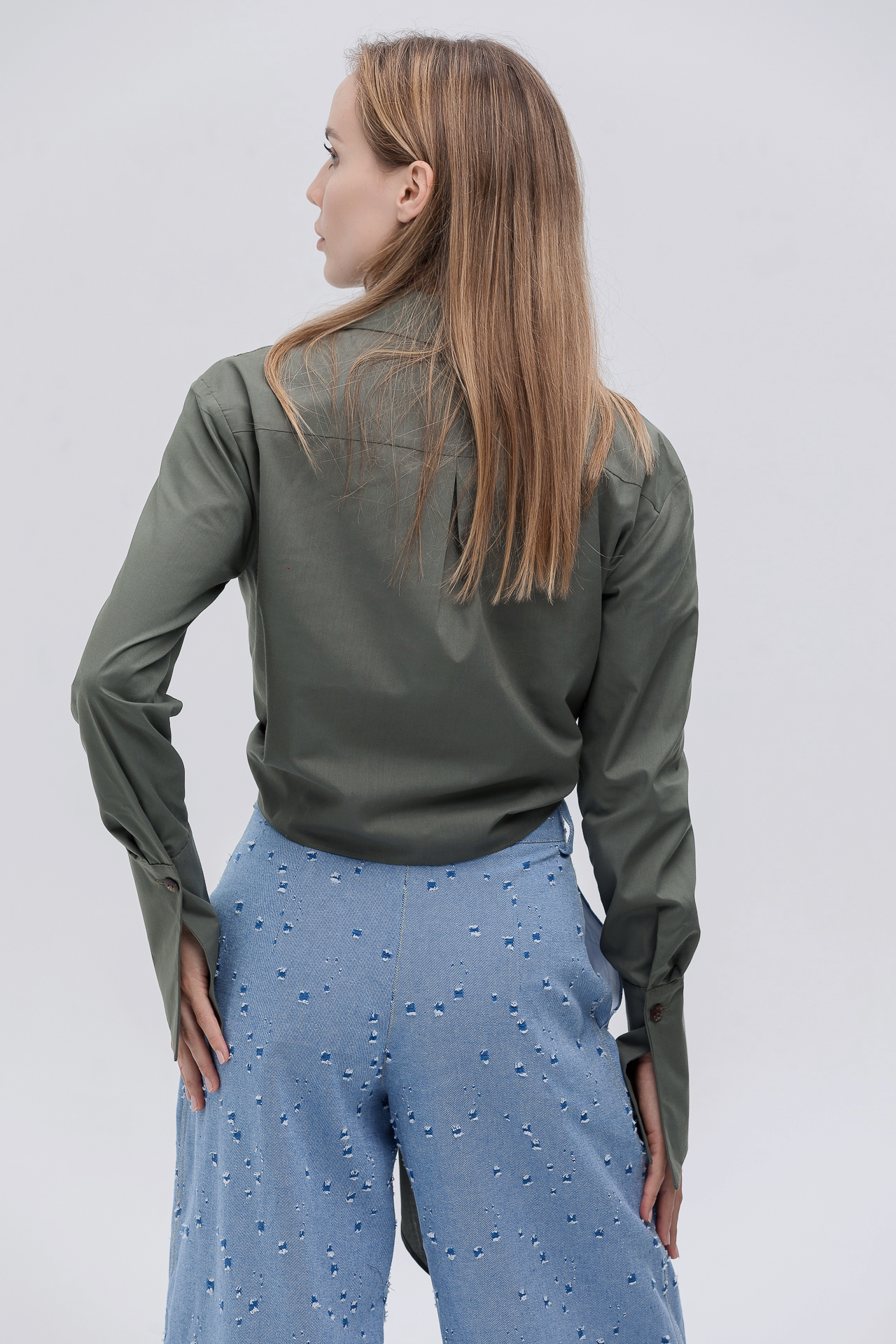 Блуза TRANSFORMA хаки